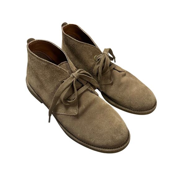 Lucky Brand Light Brown Suede Leather Chukka Boots - Picture 2 of 9